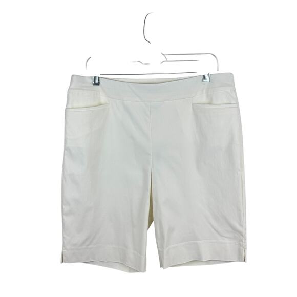 NWT Chico's Brigitte Pull-On Slim Bermuda Shorts - Picture 1 of 6